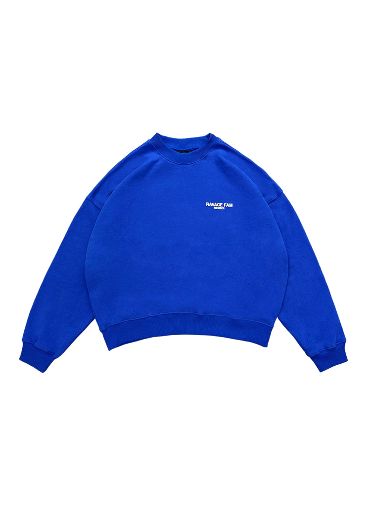 ROYAL BLUE FAM CREWNECK