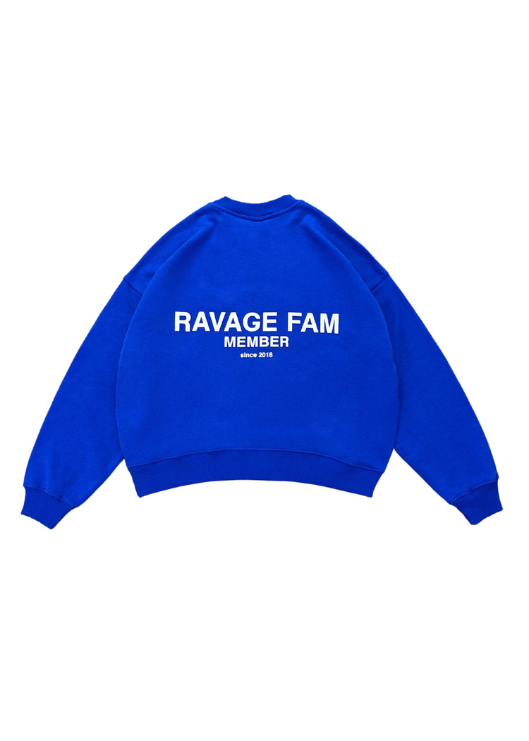 ROYAL BLUE FAM CREWNECK