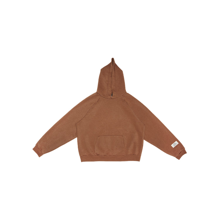 FLOWER BROWN HOODIE